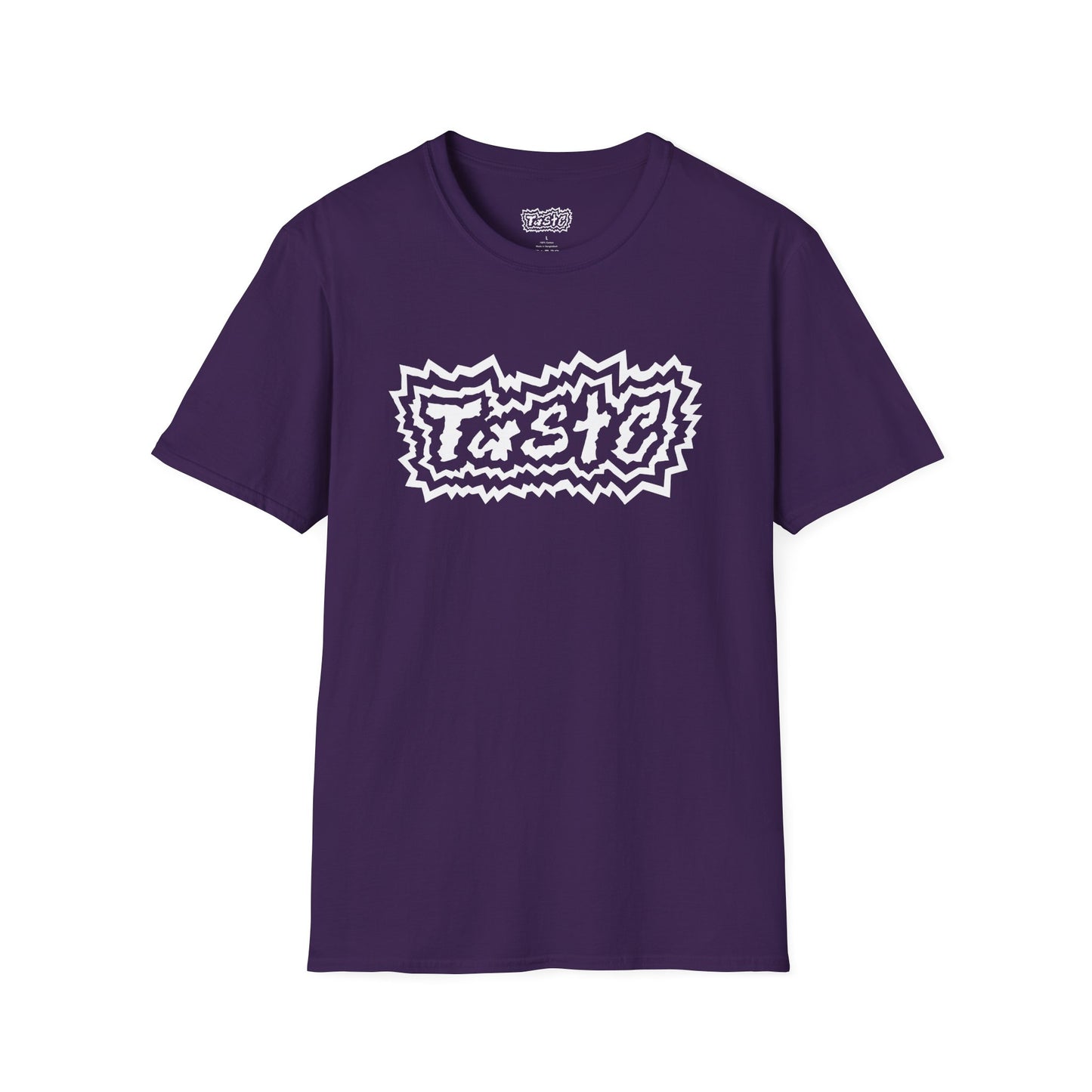 "TASTE" HALF WHITE LOGO UNISEX SOFTSTYLE T-SHIRT