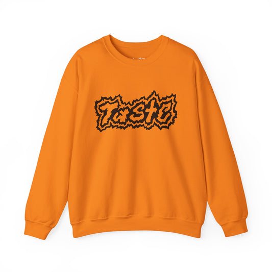 "TASTE" HALF BLACK LOGO UNISEX HEAVY BLEND CREWNECK SWEATSHIRT