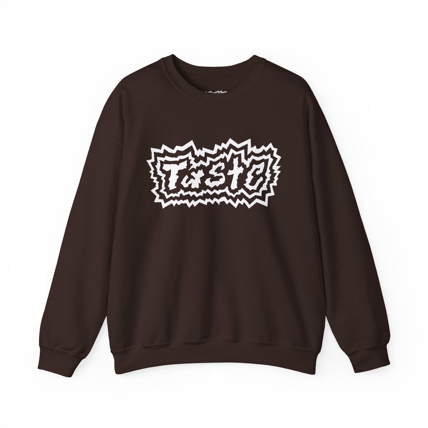"TASTE" HALF WHITE LOGO UNISEX HEAVY BLEND CREWNECK SWEATSHIRT